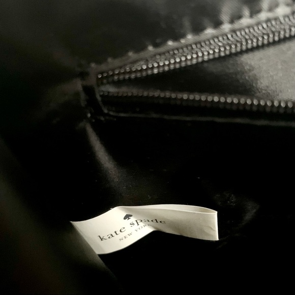 Kate Spade ♠️ Lipstick Smudge Makeup Bag Large - Picture 4 of 11